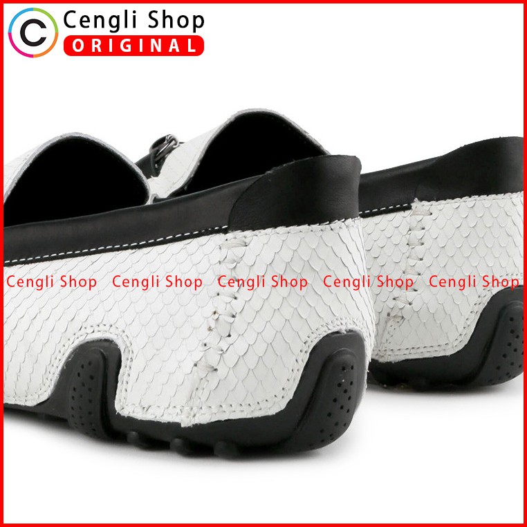 PLAYBOY SEPATU PANSUS LOAFER KULIT PRIA ORIGINAL TERBARU PUTIH PL44