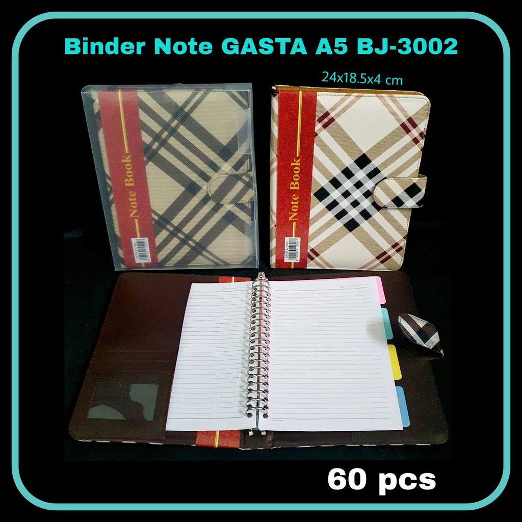 

ILP Binder Note Lux GASTA BJ-3002 / Buku Ring / Bindernote / Buku Note