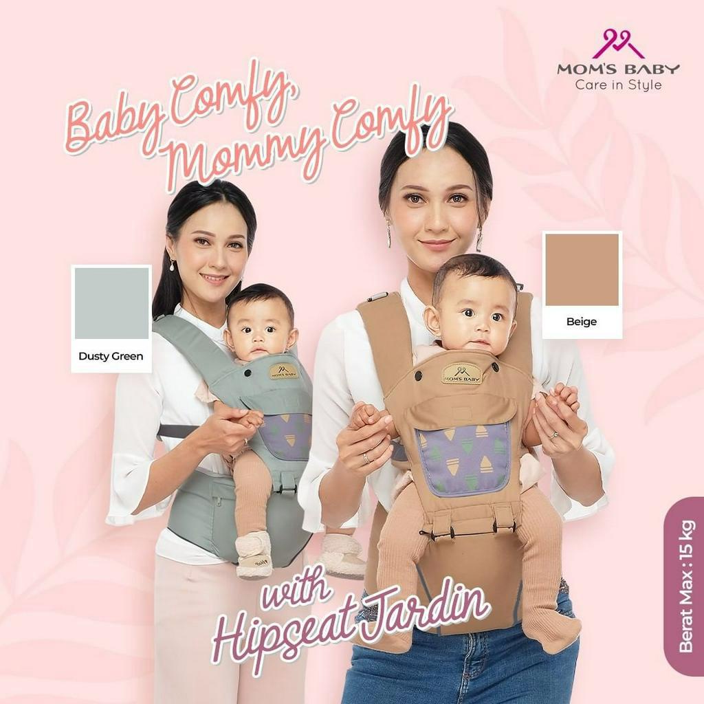 Gendongan Hipseat 7 in 1 Jardin Series -Moms Baby- MBG2036