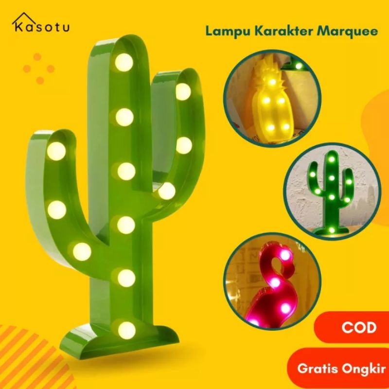 Lampu Tidur Led Dekorasi lampu tidur kaktus lampu tidur nanas lampu tidur flamingo lampu Karakter lampu Hias Hiasan Kamar Aesthetic 3d lampu Unik lampu Meja