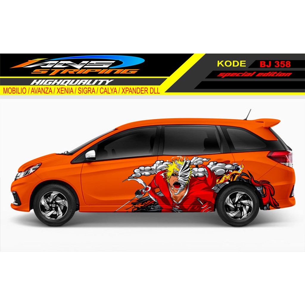 STICKER MOBIL MOBILIO / DECAL STICKER MOBILIO / STIKER VARIASI MOBIL TERBARU / STIKER / STIKER NARUT