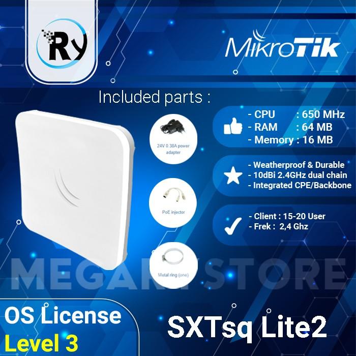 Mikrotik Sxtsq-2Nd Rb Sxtsq 2Nd Lite2 10Dbi - White