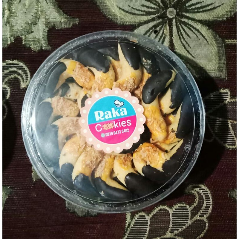 

Cookies kuku Keju coklat Wisman , Kue kuku keju coklat murah