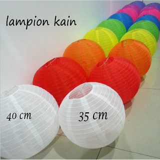 Lampion Kain 30 cm unik | Shopee Indonesia