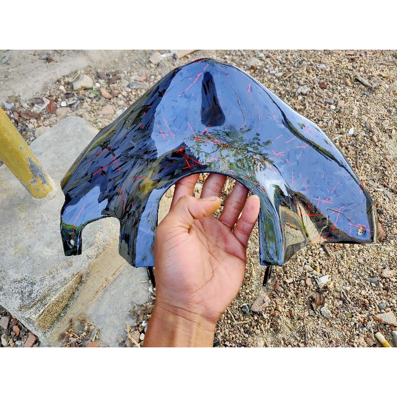 batok kepala aerox carbon untuk aerox new conected