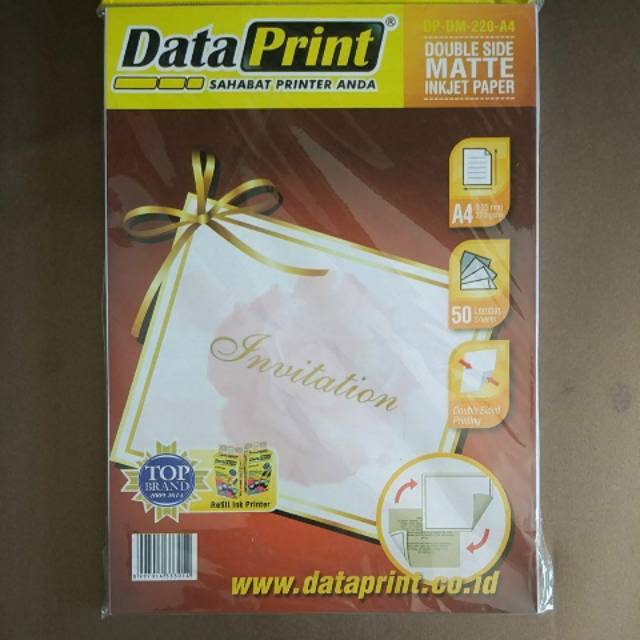 

Dataprint Double Matte Inkjet Paper A4 220g