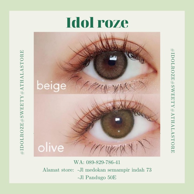 SOFTLENS IDOL ROZE TUTTY FRUITY/ NORMAL ONLY