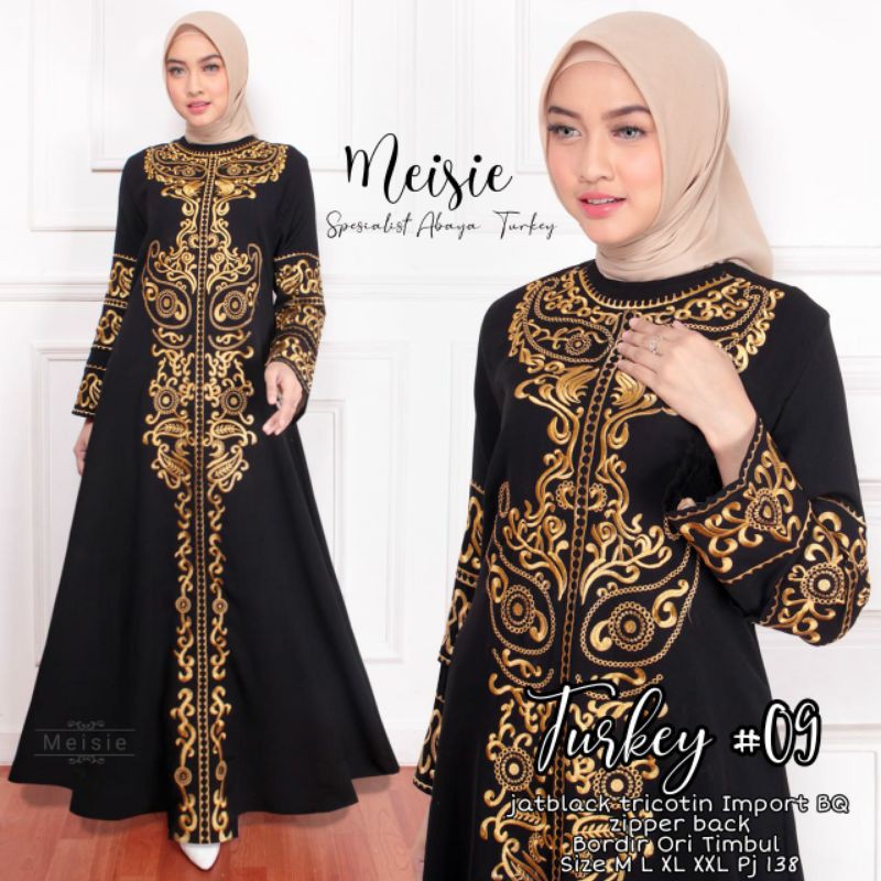 ABAYA TURKY. BORDIRAN TURKY
