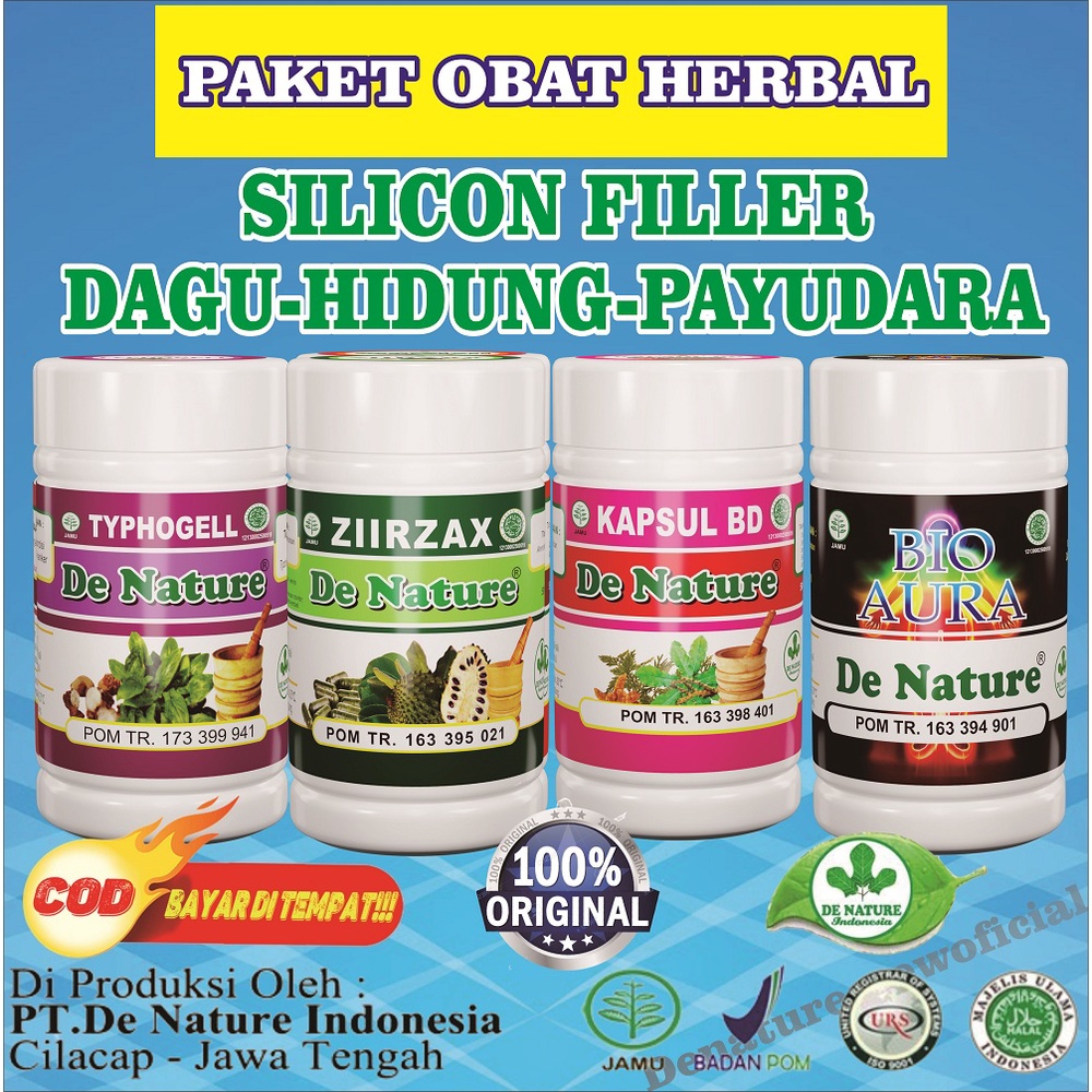 OBAT PENGHILANG FILLER HIDUNG - DAGU - PAYUDARA HERBAL DE NATURE ASLI AMPUH