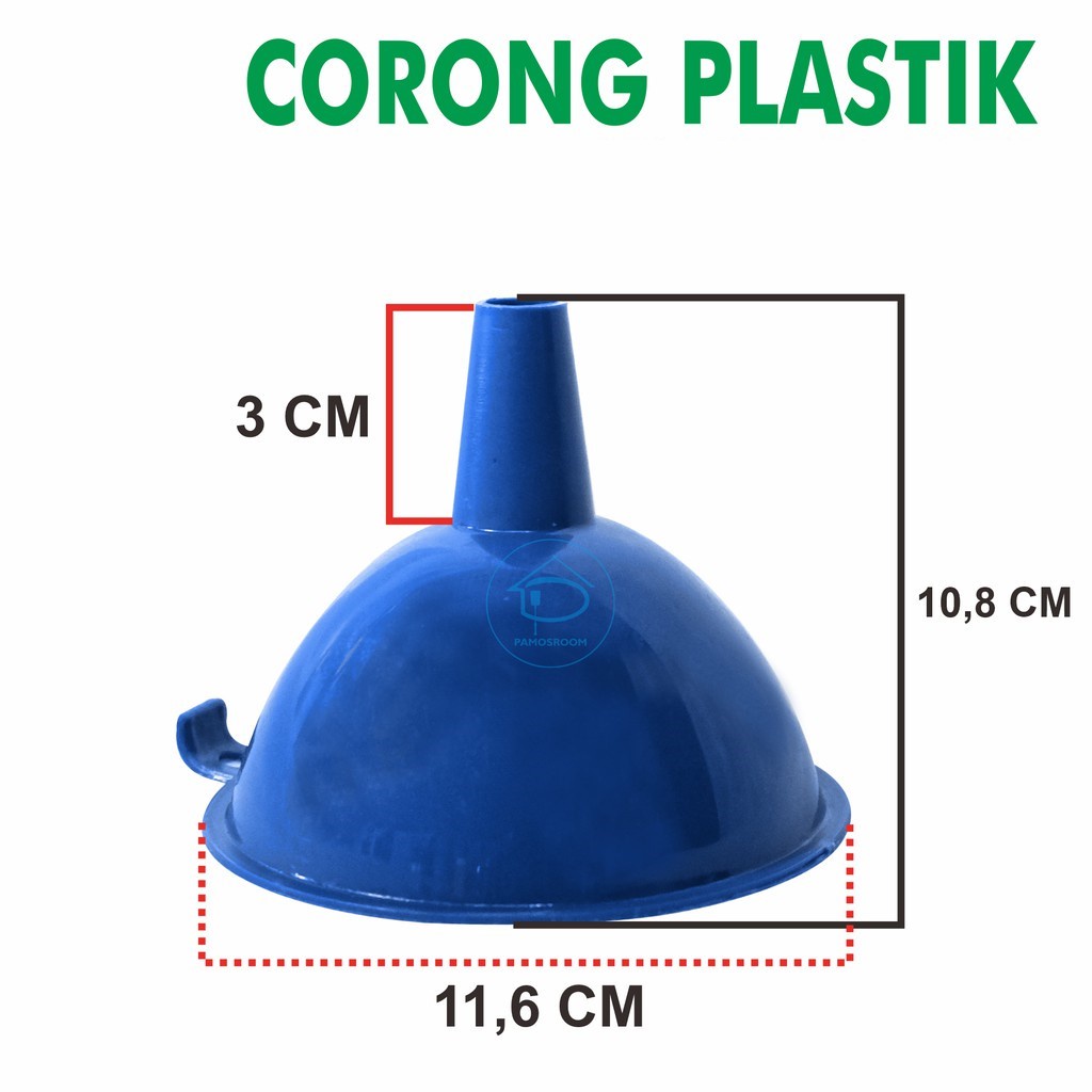 Corong Plastik 11,6 CM Corong Minyak Corong Plastik Besar Corong Besar Corong Kecil Corong Air