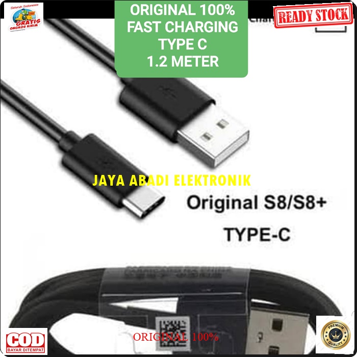 J19 SAMSUNG ORIGINAL KABEL DATA USB TYPE C TIPE C CABLE SUPER FAST CHARGING ANDOIT MULTI J19  Samsun