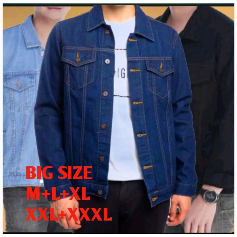 jaket jeans pria original distro branded cowok keren cod jacket jeans pria import levis ori cod