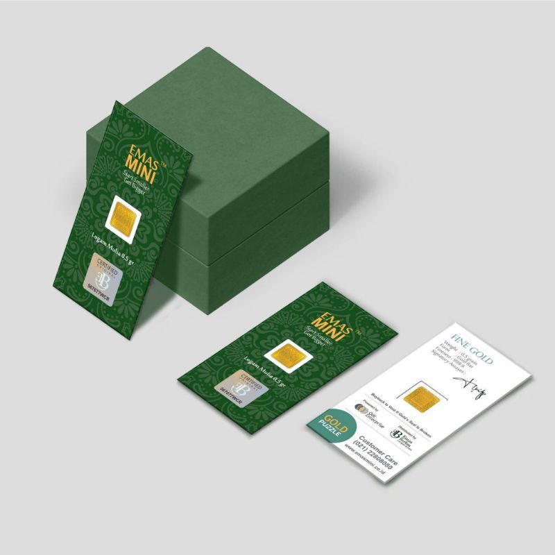Emas mini 0.05 gram 24 karat
