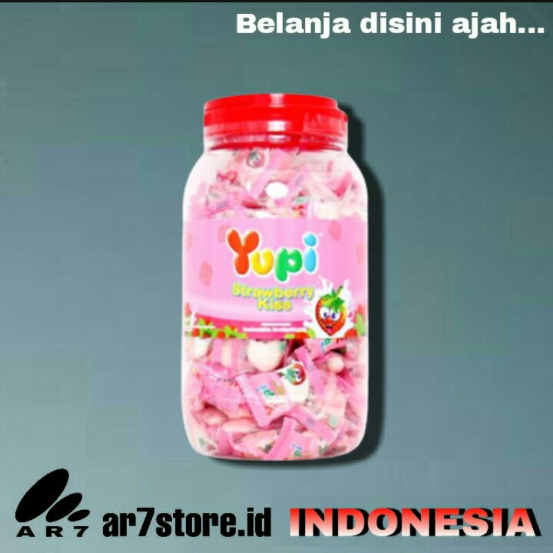 

YUPI permen strawberry kiss 300gr