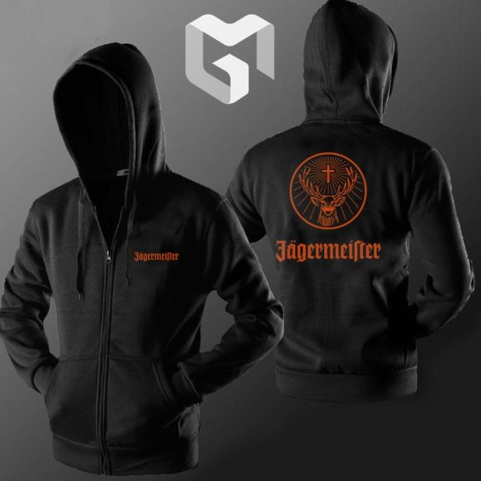 Jaket Hoodie Sweater Jagermeister Sweatshirt Zipper