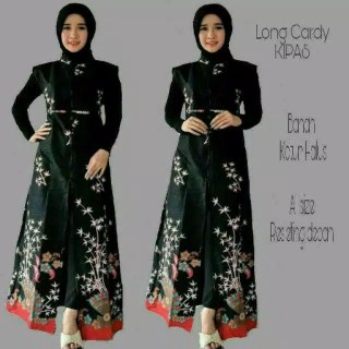 Batik Couple Keluarga Sania Ruffle Ori Ndoro Jowi Dnt - Motif Kipas