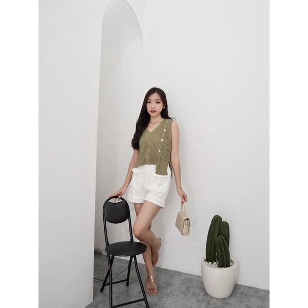 [LUXE.DLABEL] - D17 TOP | Atasan Rajut Import wanita Kaos wanita Atasan Wanita Atasan Korea wanita Korean top Croptop Croptee Atasan perempuan Top premium quality