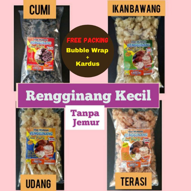 

RENGGINANG KECIL/JUMPUT TANPA JEMUR ASLI SITUBONDO