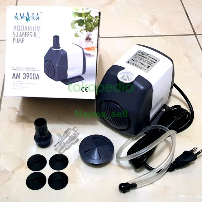 Mesin Amara 3900. Pompa  filter aquarium kolam. air mancur.