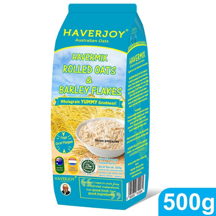 

Havermix Rolled Oats & Barley Flakes 500g