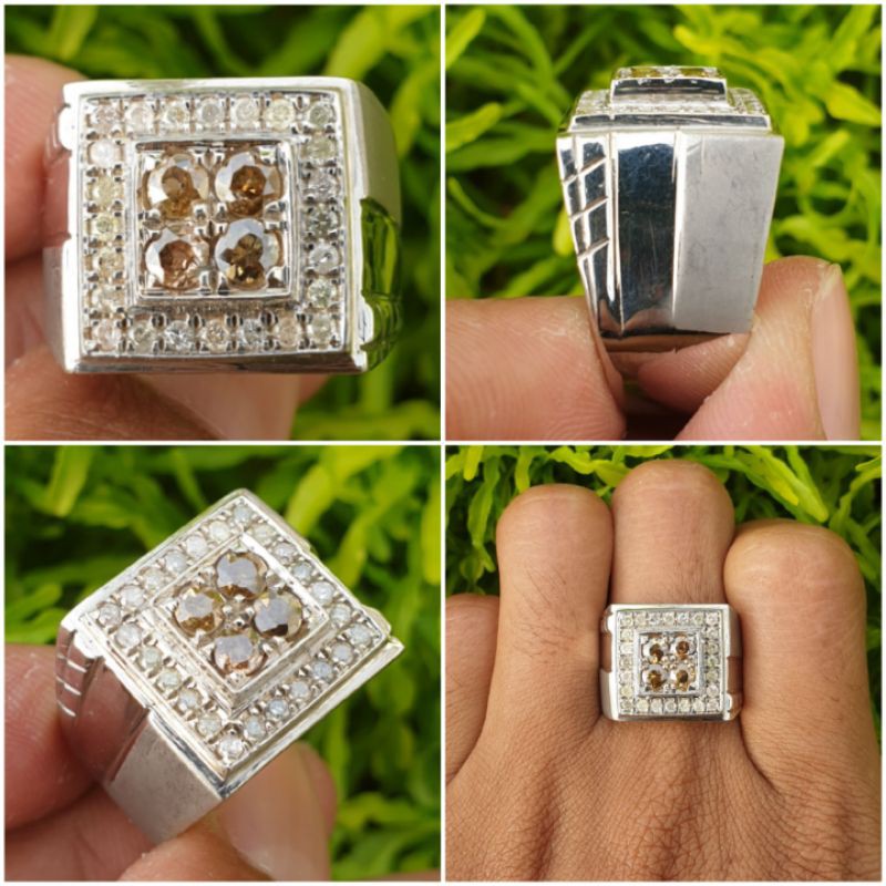 Cincin pria berlian banjar