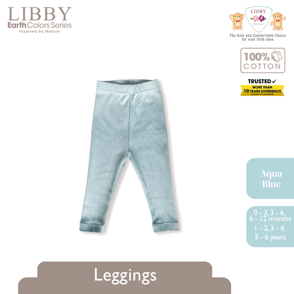 LIBBY Earth Colors Leggings 0-2 Tahun (1pcs/pack)