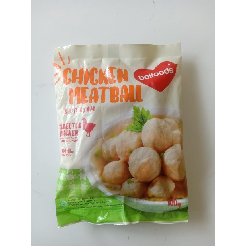 Jual Belfoods Bakso Ayam MT 100 Gr Frozen Food Shopee Indonesia