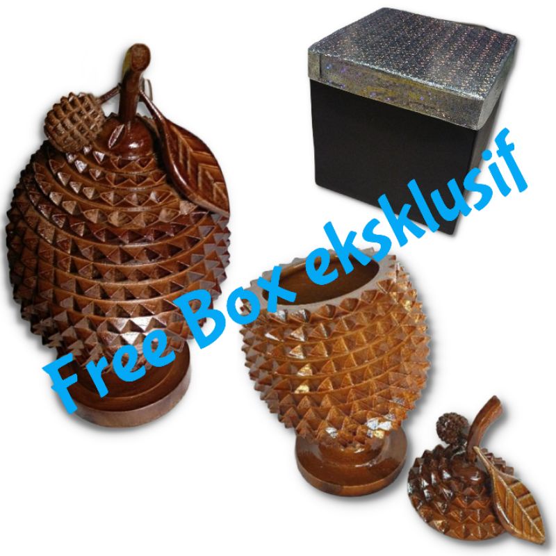 

hampers lebaran unik bentuk durian free box eksklusif