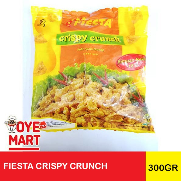 FIESTA CRISPY CRUNCH 300GR HARGA PROMO KULIT AYAM GORENG BEKU