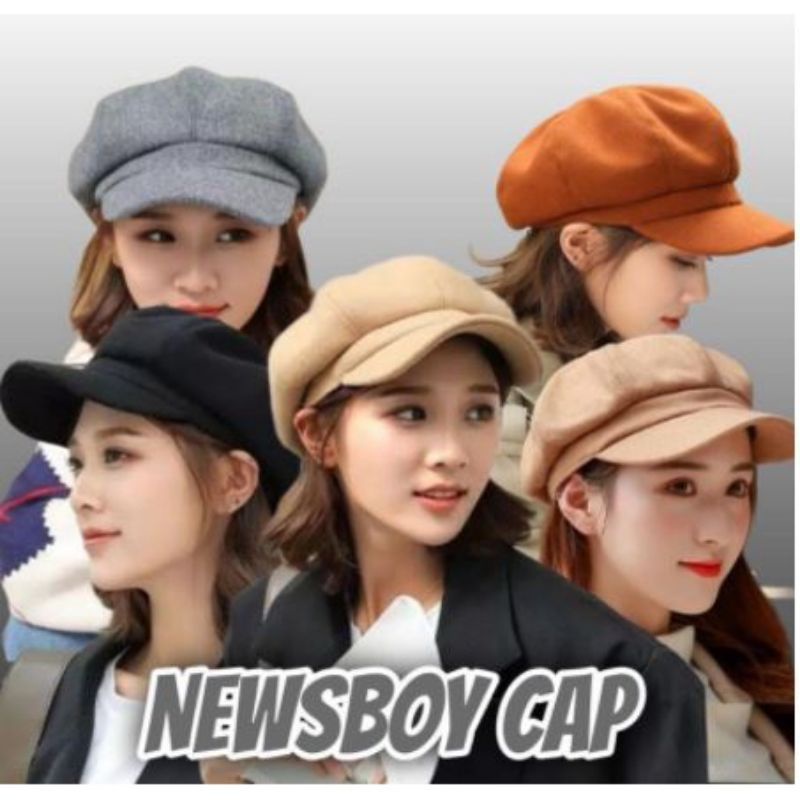 Topi  Pets topi apolo News boy Topi Pelukis Bahan Fleece PREMIUM