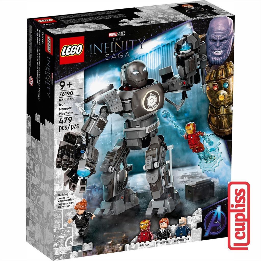 LEGO Superheroes 76190 Iron Man Iron Monger Mayhem