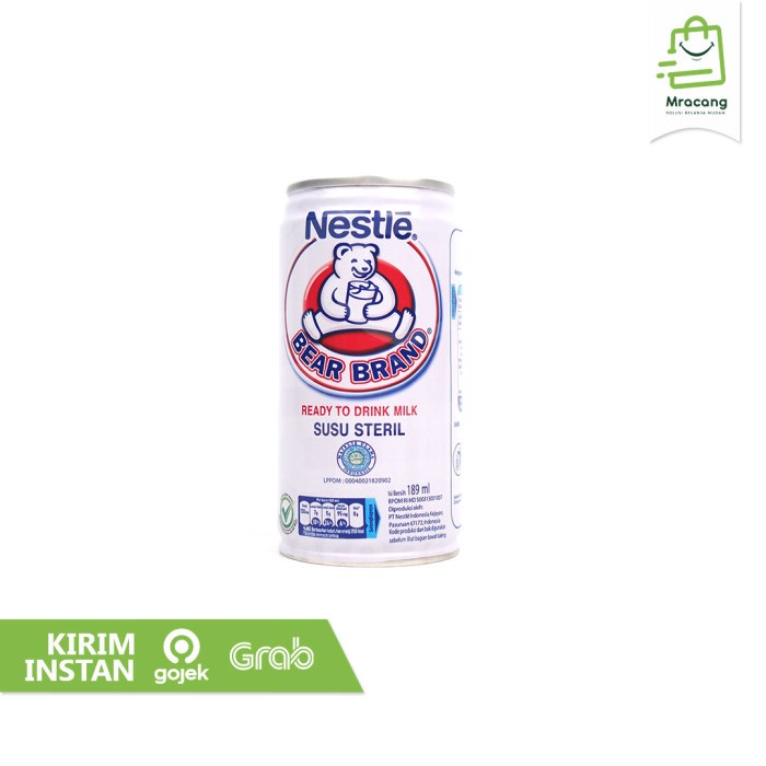 Nestle Bear Brand Susu Beruang 189 ml (Mracang Market)