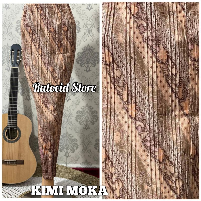 [200 Motif - Part 01] Rok Plisket Batik Panjang / Rok Batik / Rok Kebaya / Rok Wisuda / Bawahan Kebaya / Bawahan Batik / Rok Kondangan / Rok Pengantin / Rok Akad / Rok Lamaran / Rok Span / Rok Prisket Batik Jumbo Batik Production Original By Ratoeid Store-NO.43 Kimi moka