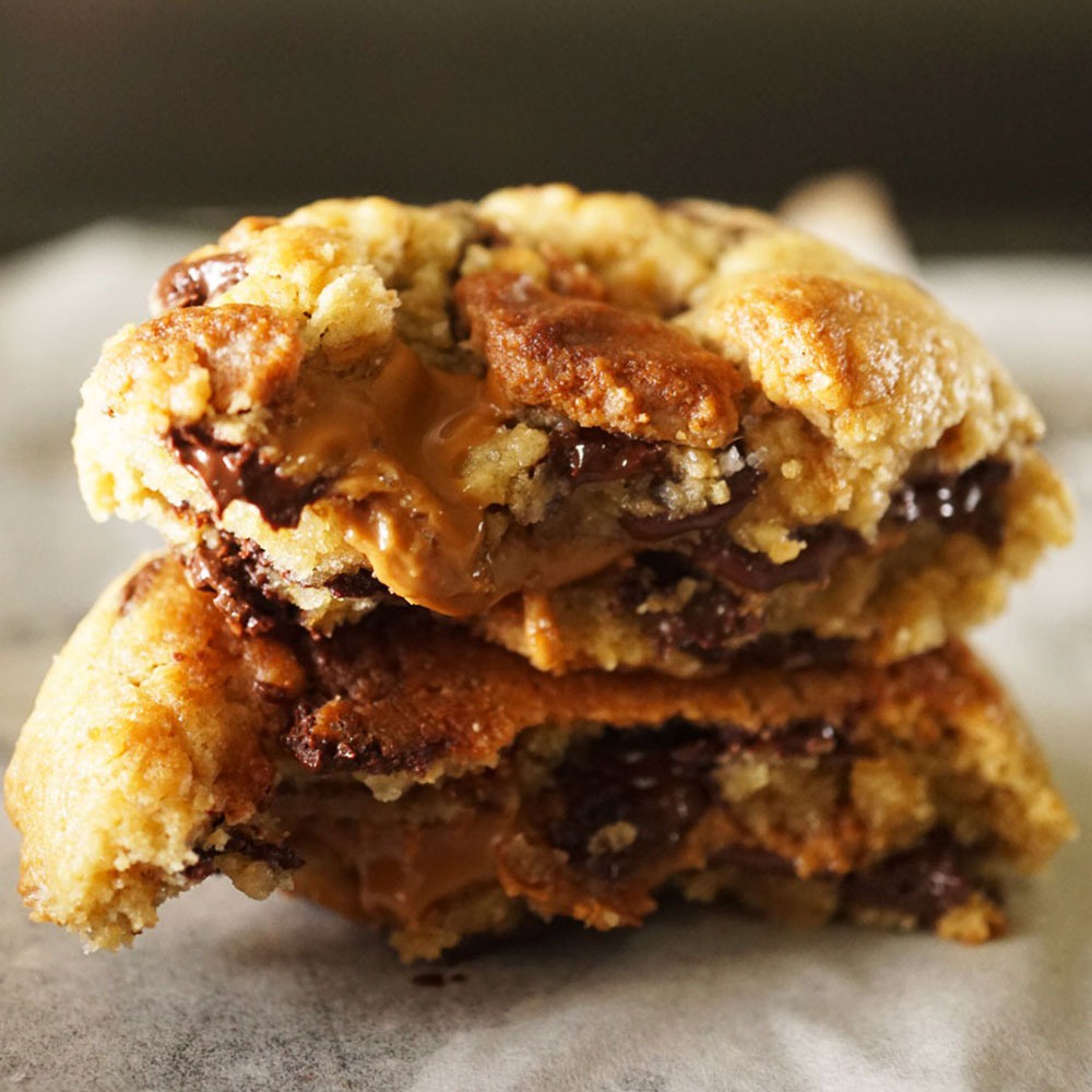 

Lotus Biscoff-filled Chocolate Chip Cookies