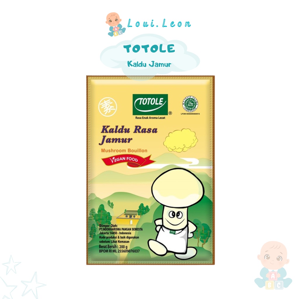 

Totole Kaldu Rasa Jamur 80 gr Penyedap Rasa Vegan Kaldu Vegetarian