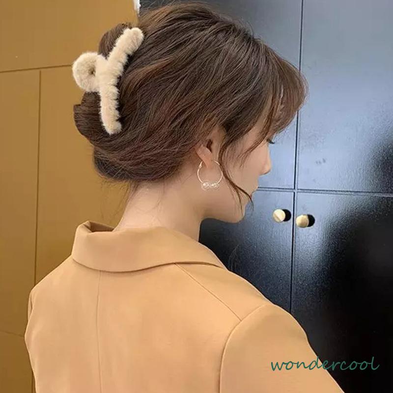 Musim Dingin Korea Jepit Rambut Rambut Klip Aksesori Rambut untuk Wanita Wanita Fashion Aksesoris-Won