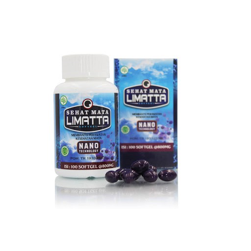 Obat Mata Berlemak, Penghilang Lemak Mata Mata Merah Herbal Limatta Sehat Mata 100 Softgel