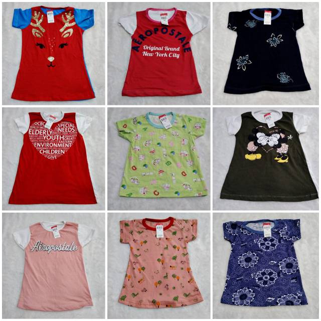 TERMURAH dress model tunik anak usia 1 sampai 4 tahun-1