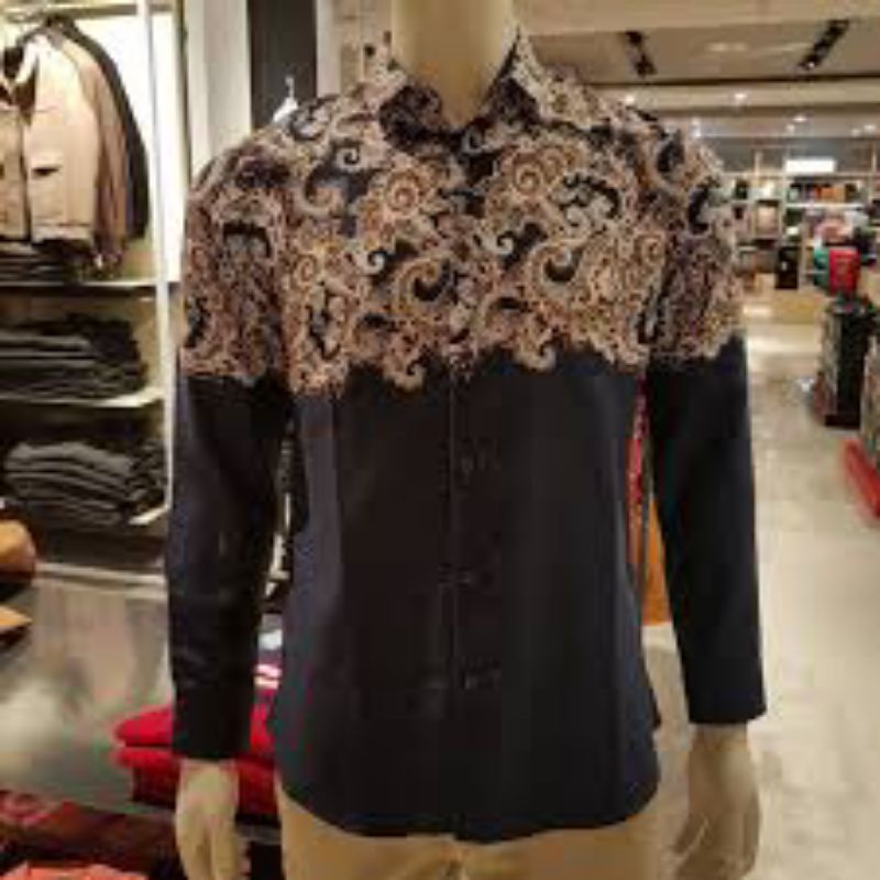 Kemeja Batik Printing - slim fit MOC