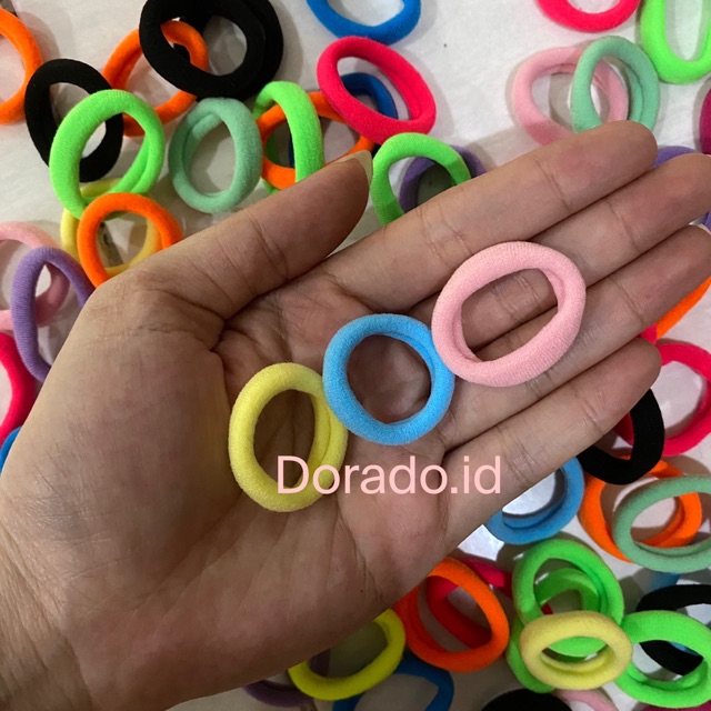 Kunciran rambut / kunciran rambut polos kualitas impor murah kuat awet dorado-4