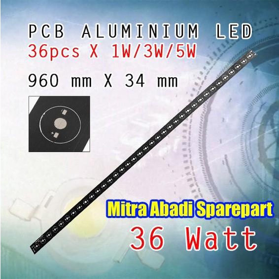 Long PCB LED Aluminium HPL 36W/36 Watt 960x34mm FH-L1021