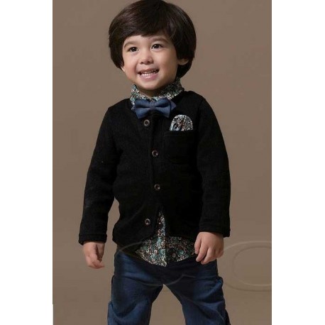 Setelan Anak B2W2 Tosca Batik with Jacket set Jeans 4in1