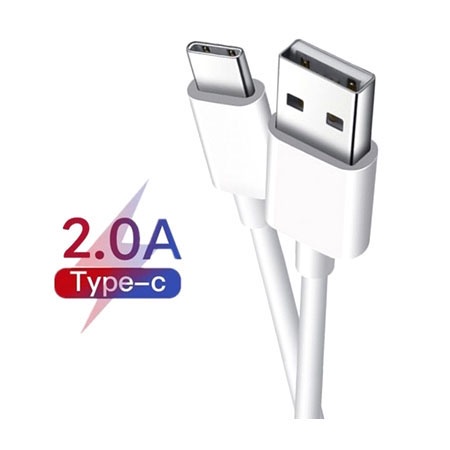 Kabel Charger USB Type C Quick Charge 2.0A 2 Meter - DB2M - White
