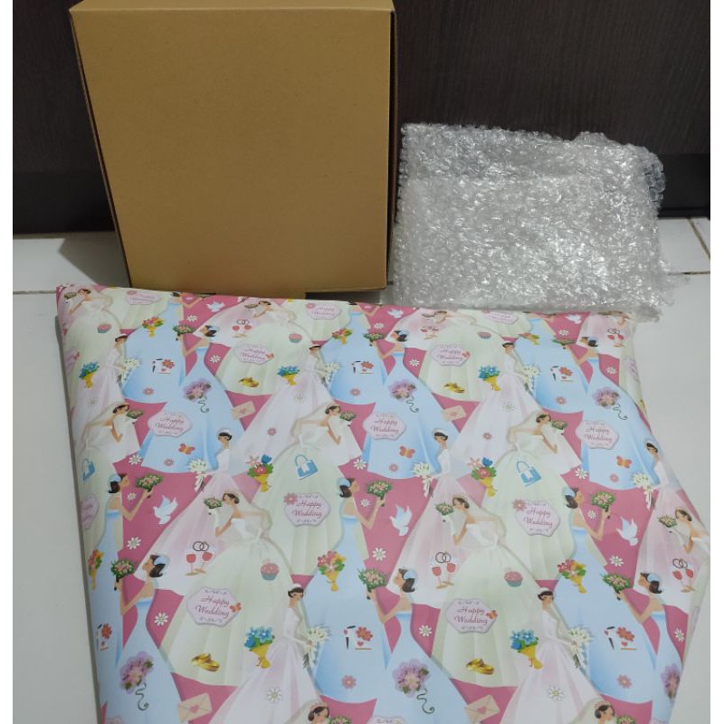 Packing Extra Bubble Warp Dus Box Kertas Kado Packing