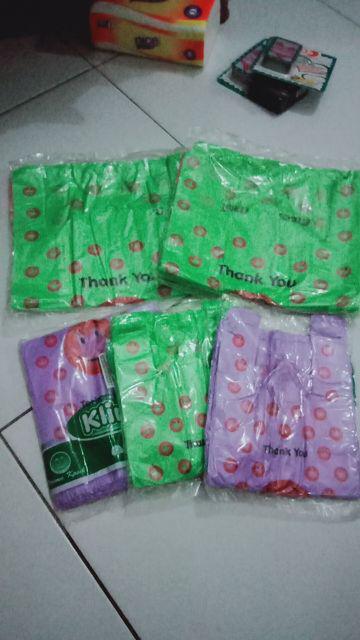 Plastik Kemasan Kresek Smile / Plastik Packing Online Shop 15x33cm