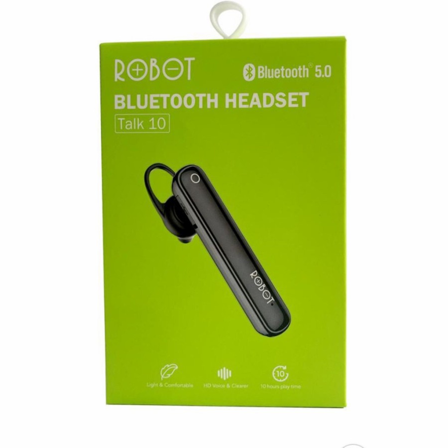 Eaphone Headset hanset Robot Talk10 Talk 10 Bluetooth V5.0 - original grs resmi