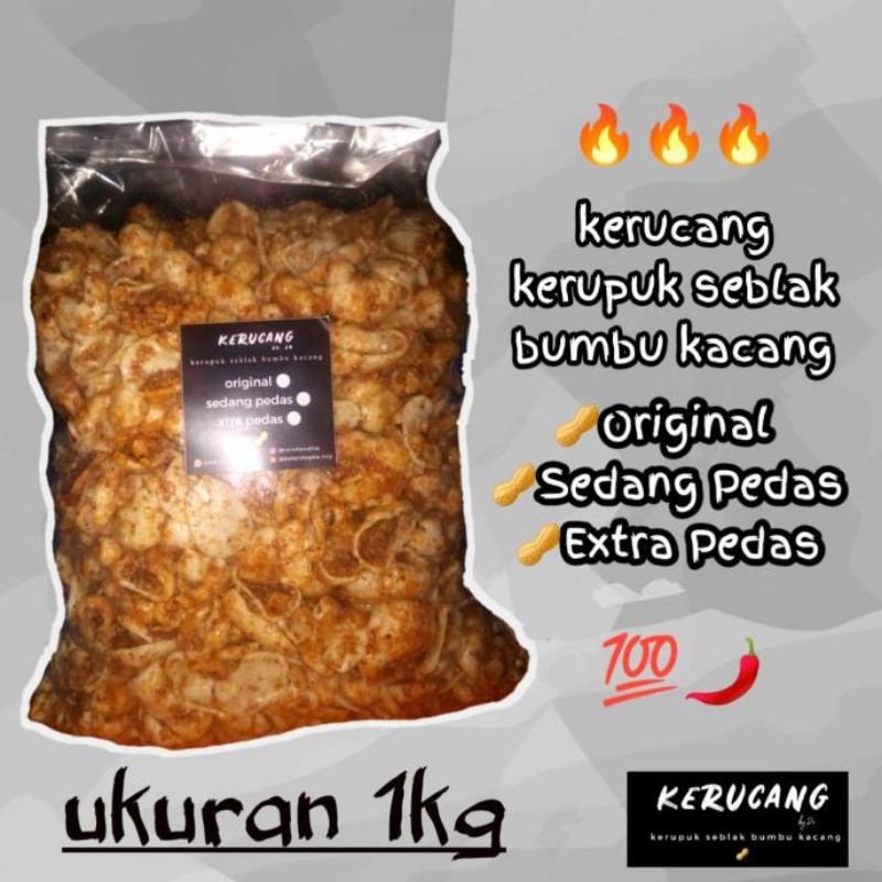 

Kerupuk Seblak Bumbu Kacang (Kerucang) 1kg