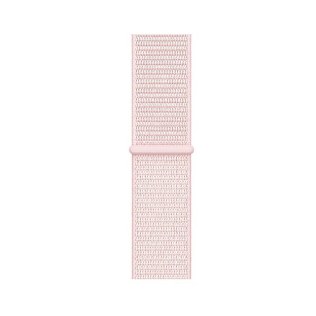 Tali Jam Apple Watch Pink Pearl Woven Nylon Strap Band 38mm 40mm 42mm 44mm