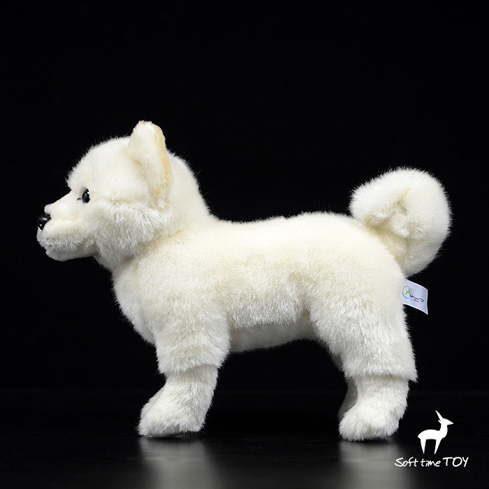 Boneka Plush Anjing Shiba Warna Putih Shopee Indonesia