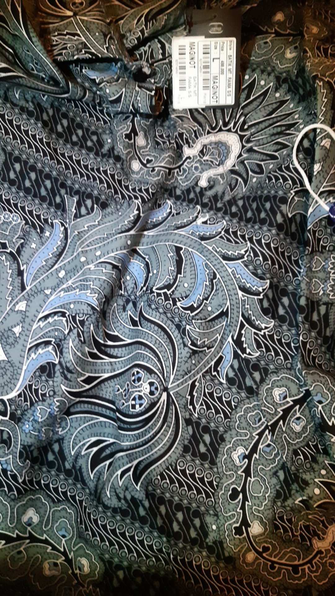 Maginot Kemeja Batik Pria Rama-ss Lengan Pendek